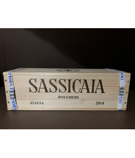 Sassicaia 2014 Magnum in cassa di legno