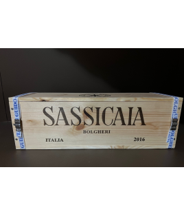 Sassicaia 2016 Magnum in cassa di legno - 100 Punti Robert Parker