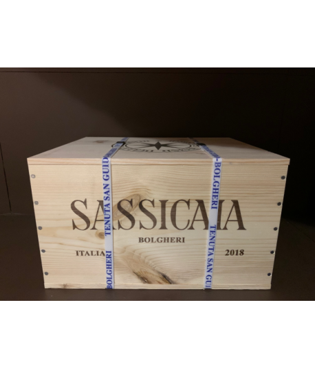 Sassicaia 2018 Cassa da 6 bottiglie