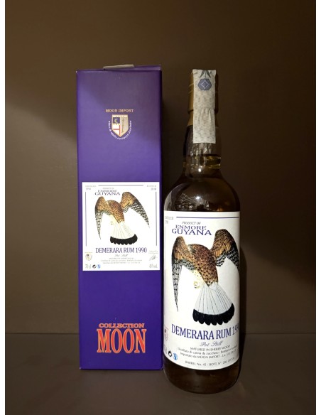 Moon Import Enmore Guyana Demerara Rum 1990 - 28 Years
