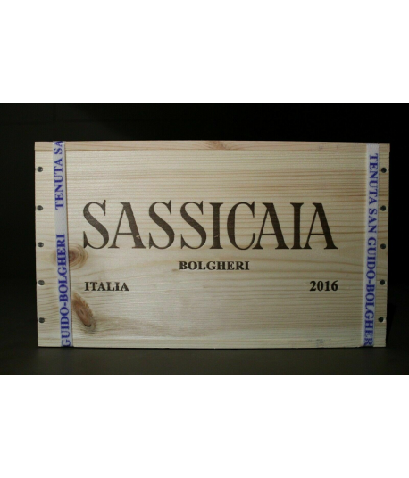 Sassicaia 2016 - 100/100 Robert Parker - cassa da 6 bottiglie
